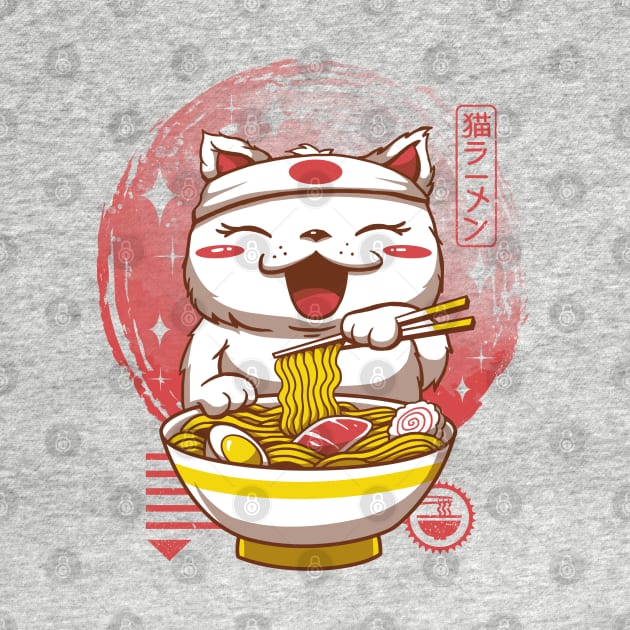 Neko Ramen by Vincent Trinidad Art